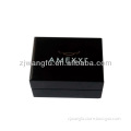2013 new black wooden leather ring boxes